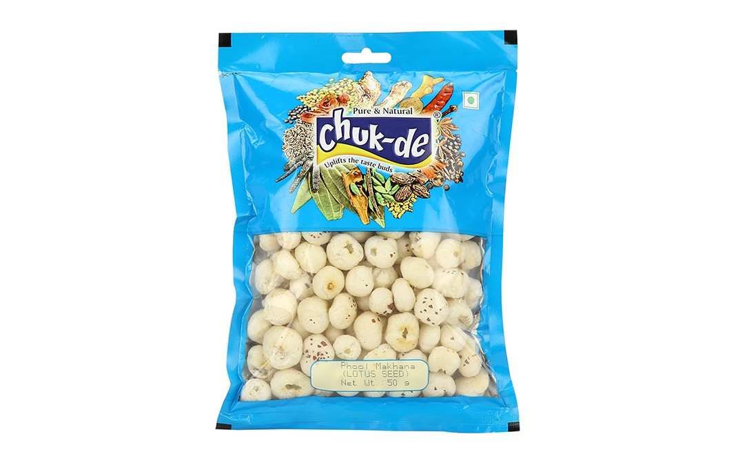 Chuk-de Phool Makhana (Lotus Seed)    Pack  50 grams